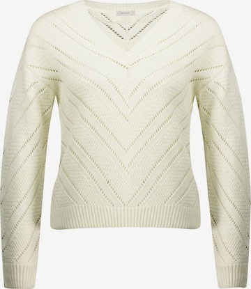 Pull-over 'Simako' Deeluxe en blanc : devant