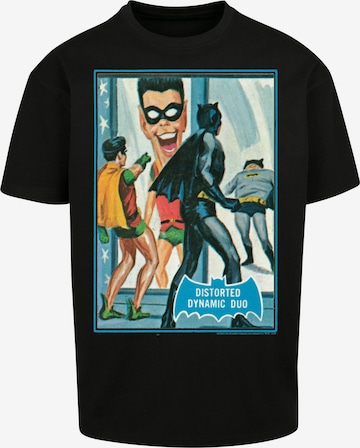 F4NT4STIC Shirt 'DC Comics Batman TV Dynamic Duo' in Zwart: voorkant