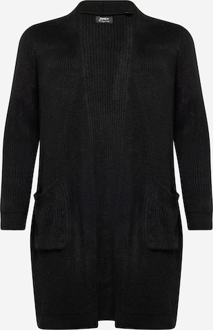 Cardigan 'JADE' ONLY Curve en noir : devant