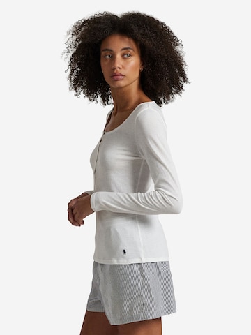 Polo Ralph Lauren Longsleeve ' Whisper Weight Cotton ' in Weiß