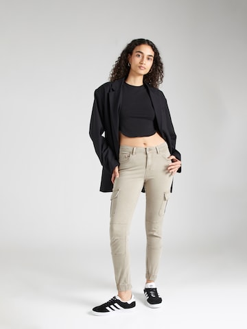 Coupe slim Pantalon cargo 'MISSOURI' ONLY en beige