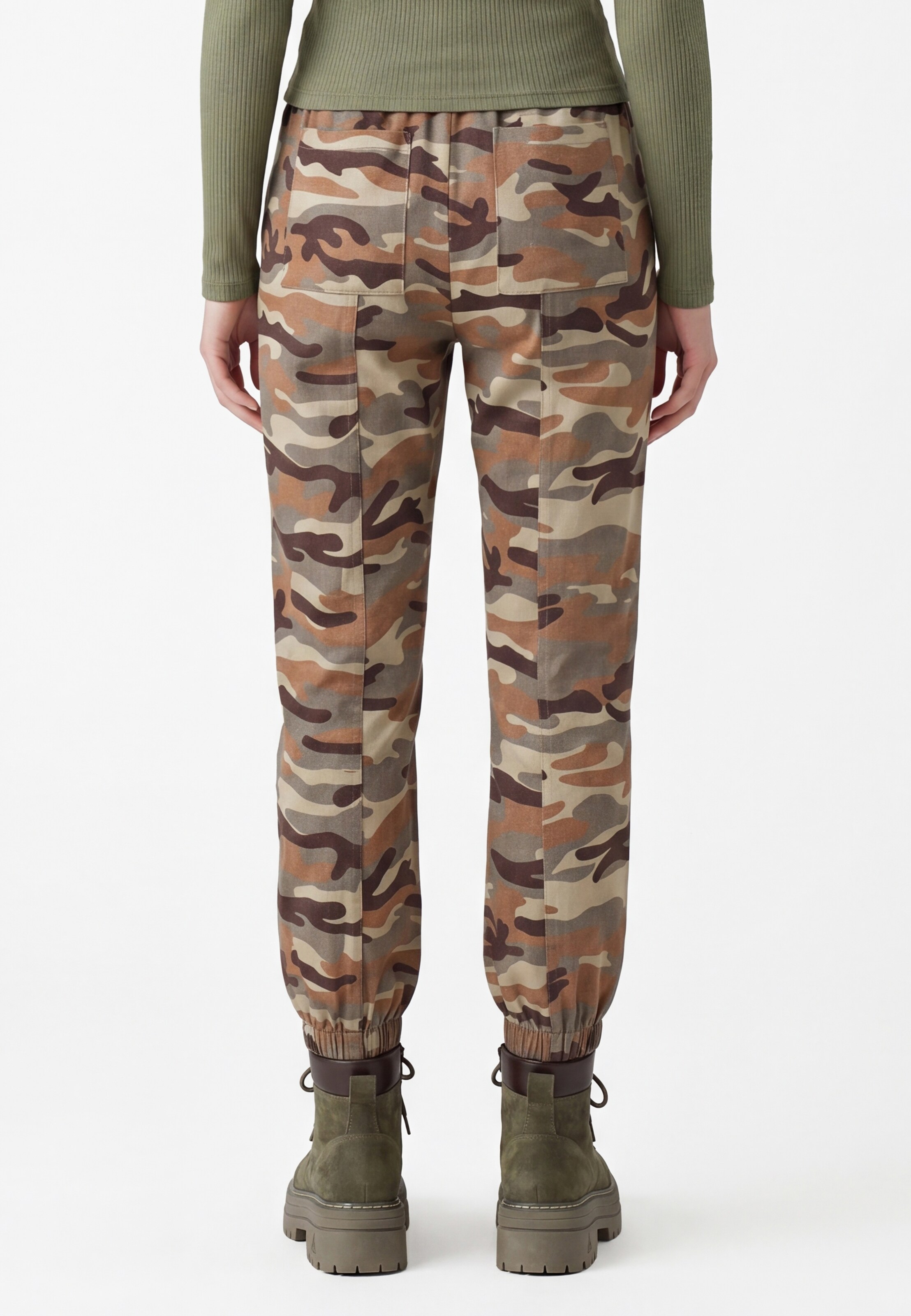 MYMO Loosefit Broek in Groen