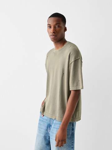 Bershka Shirt in Grey