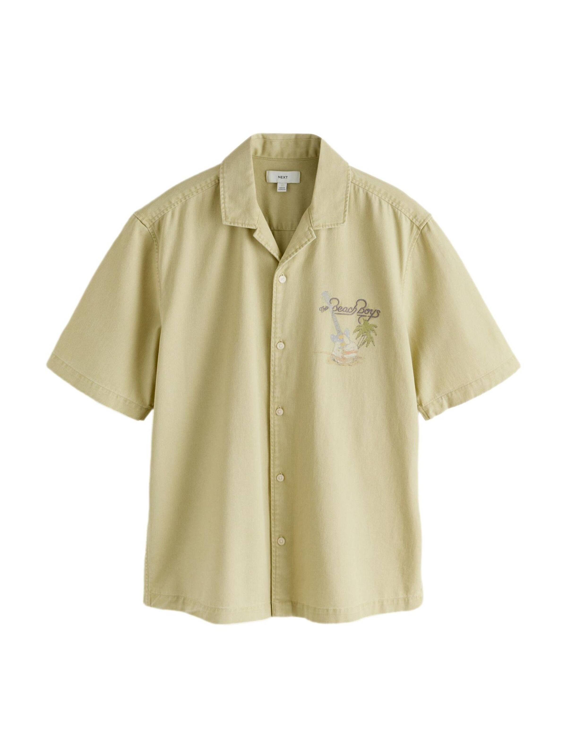 Chemise Next en beige : devant