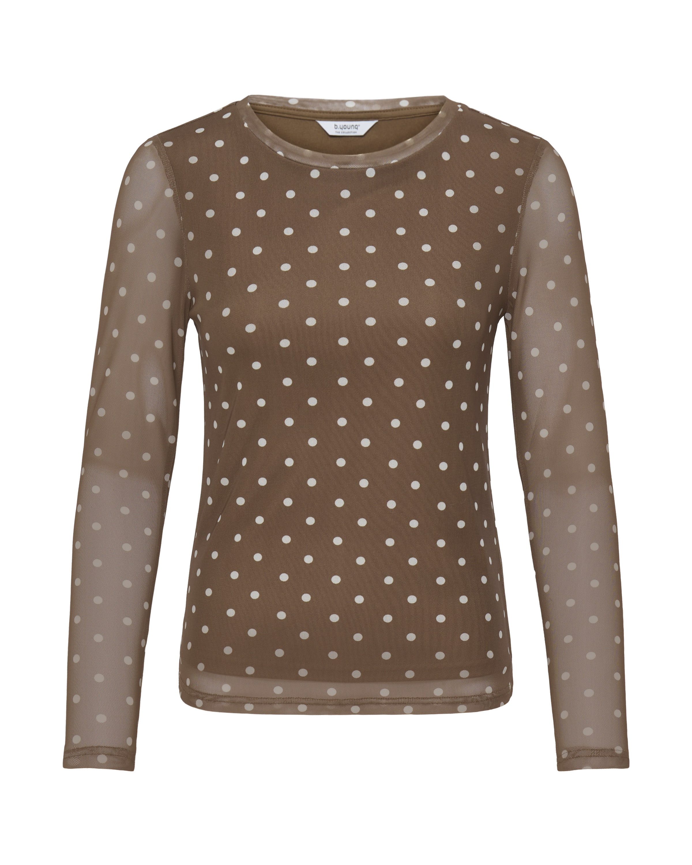 b.young Blouse 'BYRunanna' in Bruin: voorkant