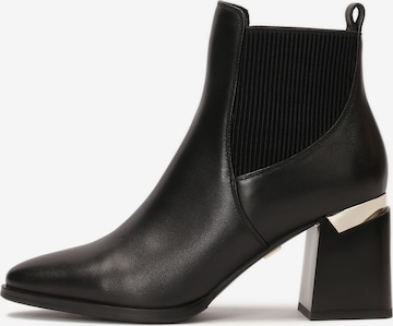 Kazar Booties in Black: front