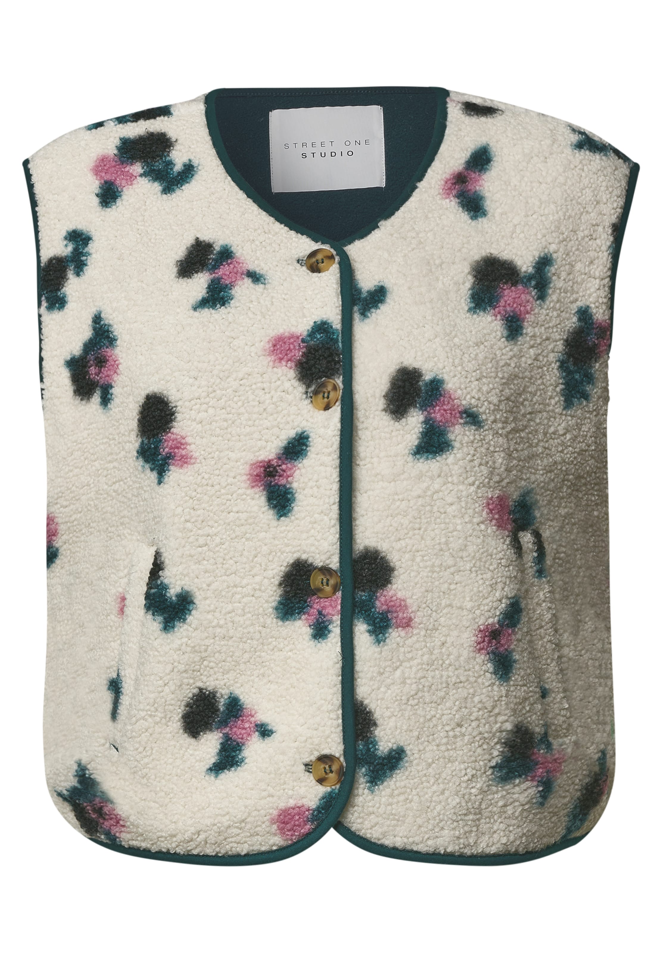 Street One Studio Vest in Beige: front