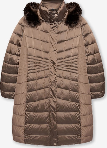 Fiorella Rubino - Chaqueta de invierno en marrón: frente