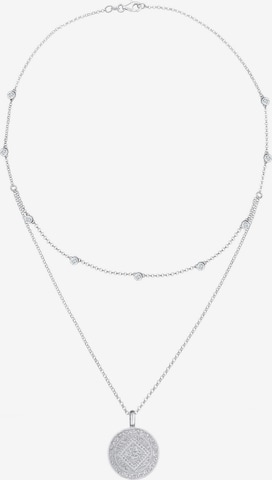 ELLI Ketting 'Layer' in Zilver: voorkant