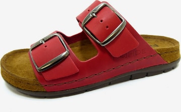 ROHDE Pantolette in Rot: Vorderseite
