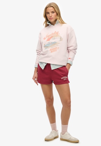 Sweat-shirt Superdry en rose