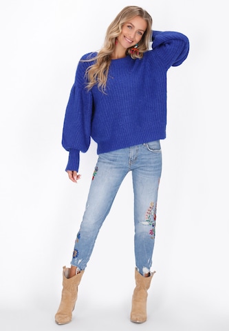IZIA - Jersey en azul