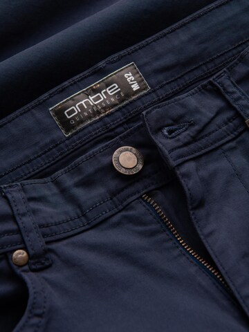 Ombre Slimfit Chino 'OM-PACP-0151' in Blauw