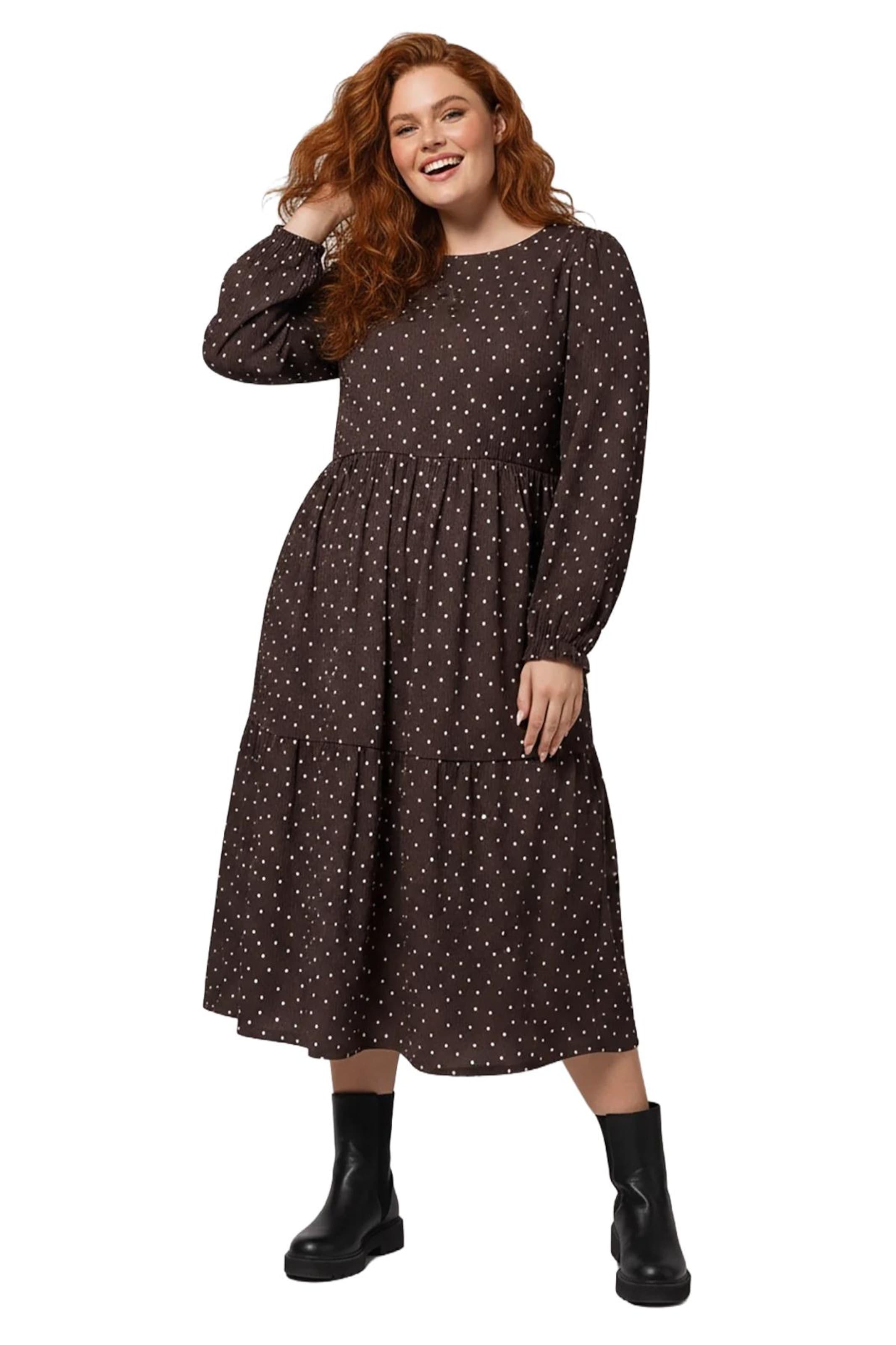 Robe Shape Of You en marron : devant