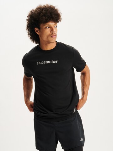 Pacemaker Functioneel shirt in Zwart: voorkant