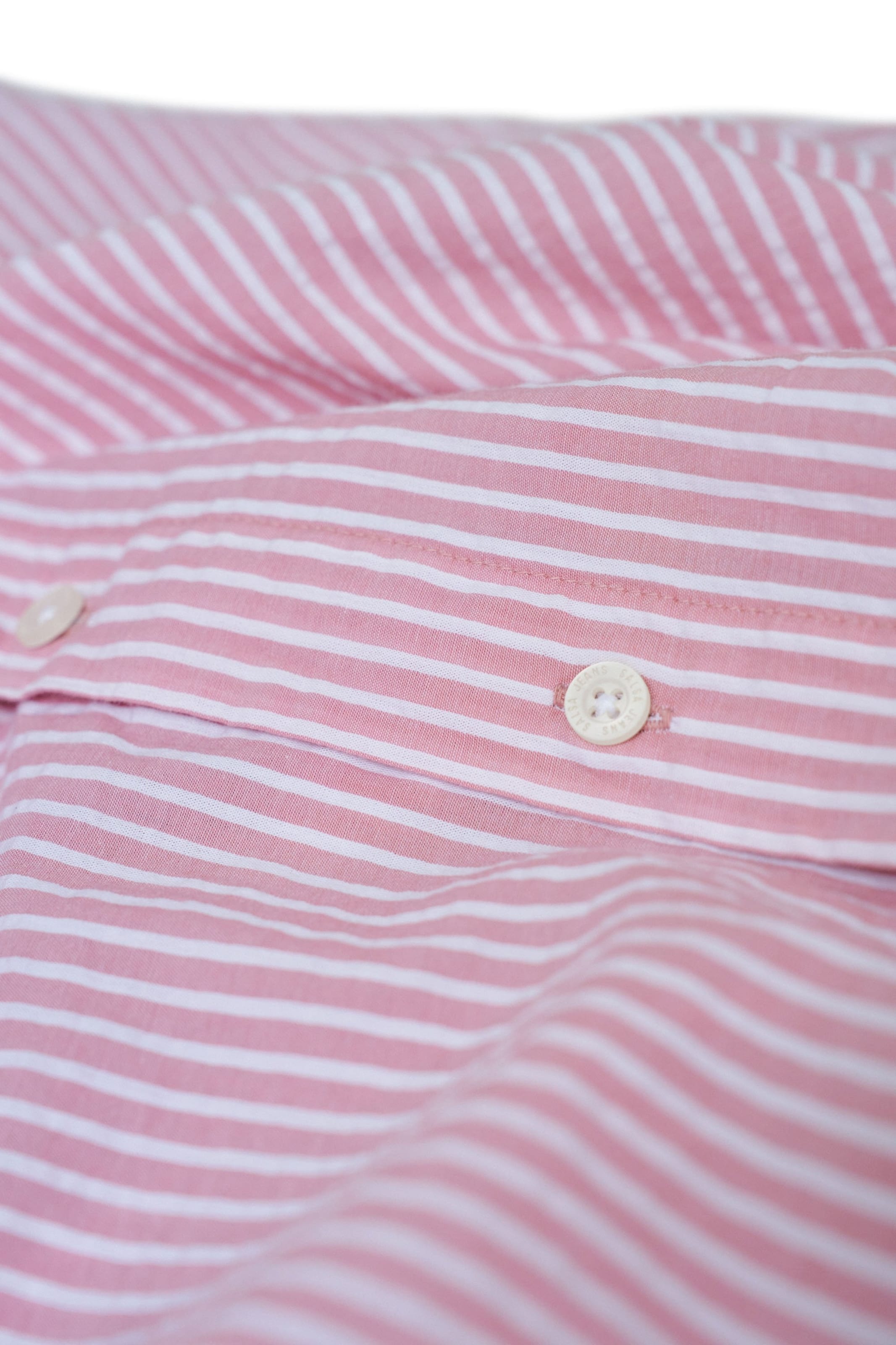 Coupe regular Chemise Salsa Jeans en rose