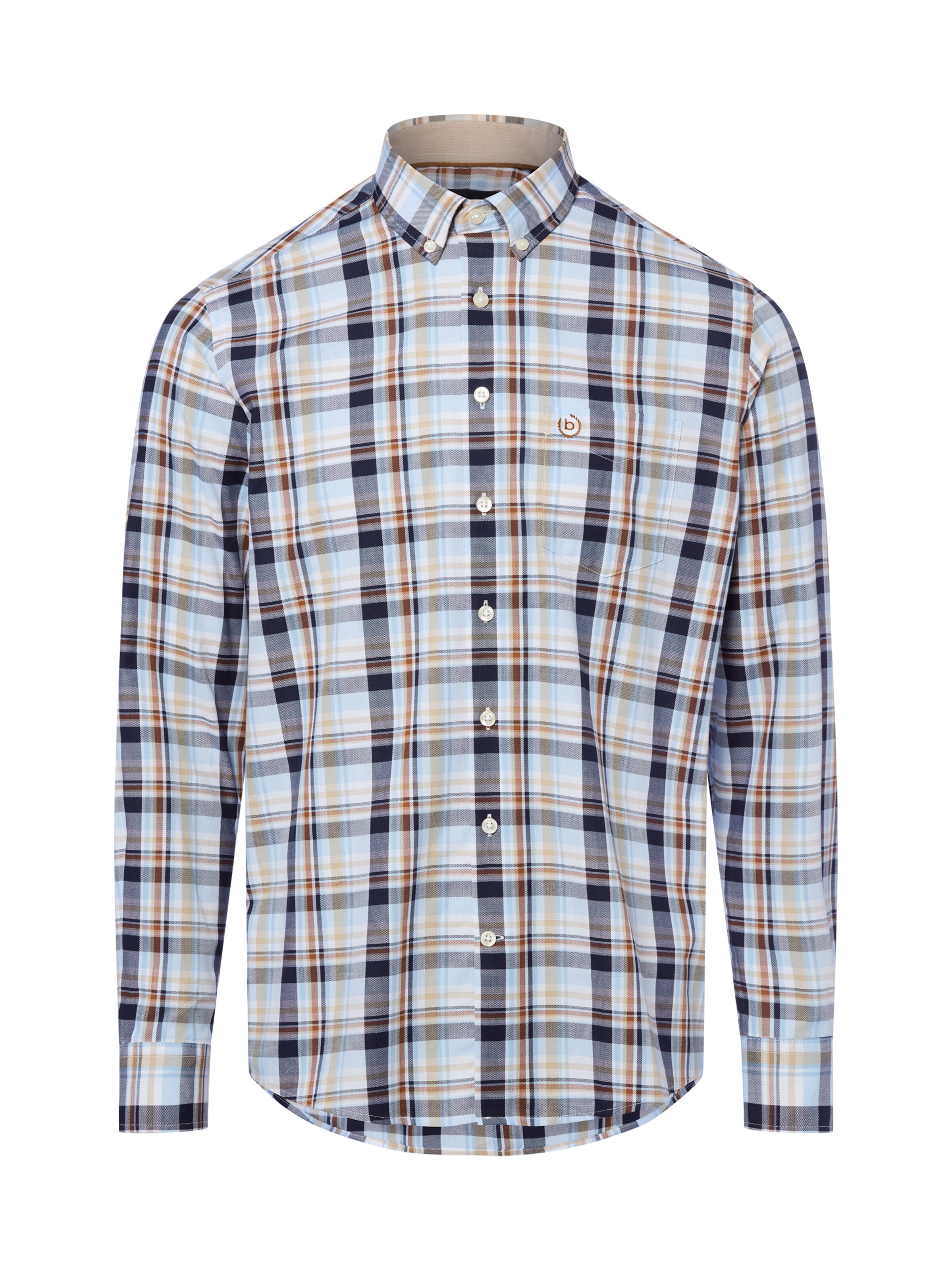 bugatti Regular Fit Hemd in Blau: Vorderseite