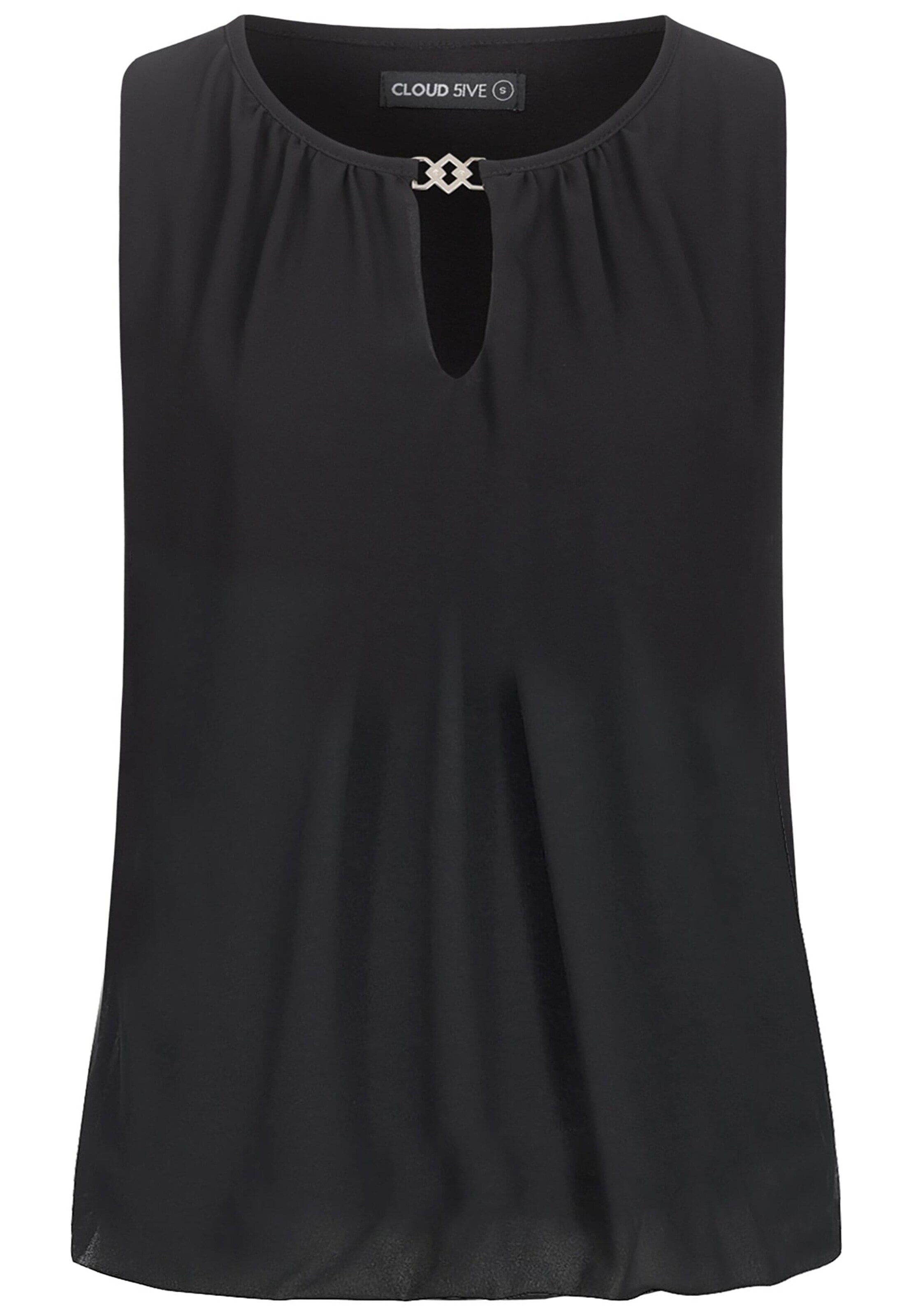 Camicia da donna di Cloud5ive in nero: frontale