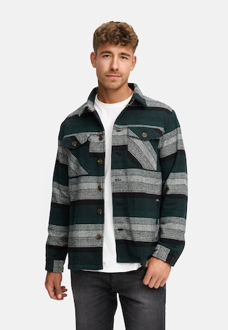 INDICODE JEANS Between-Season Jacket 'INDjango' in Grey: front