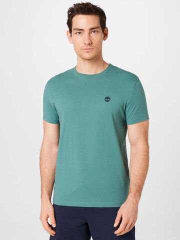 TIMBERLAND T-shirt 'Dun-River' i grön: framsida