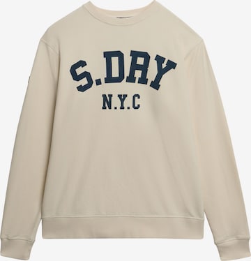 Superdry Sweatshirt in Beige: voorkant