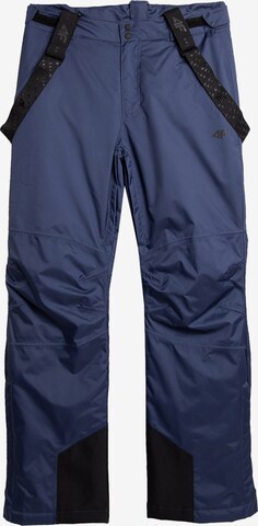 4F Outdoorbroek in Blauw: voorkant