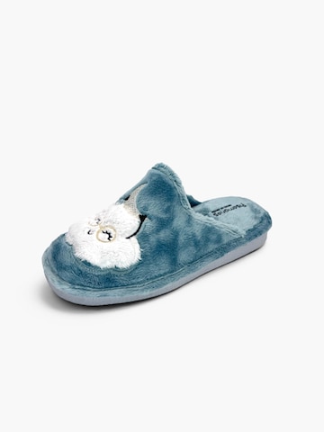Pisamonas Huisschoenen in Blauw: voorkant
