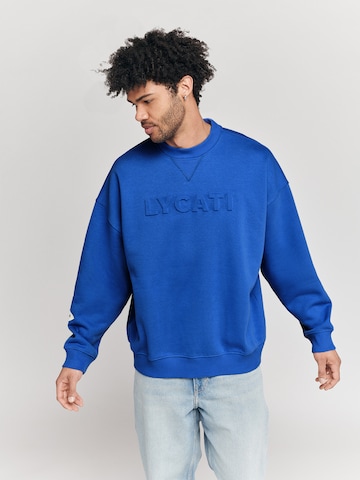 LYCATI exclusive for ABOUT YOU Sweatshirt 'Inning' in Blau