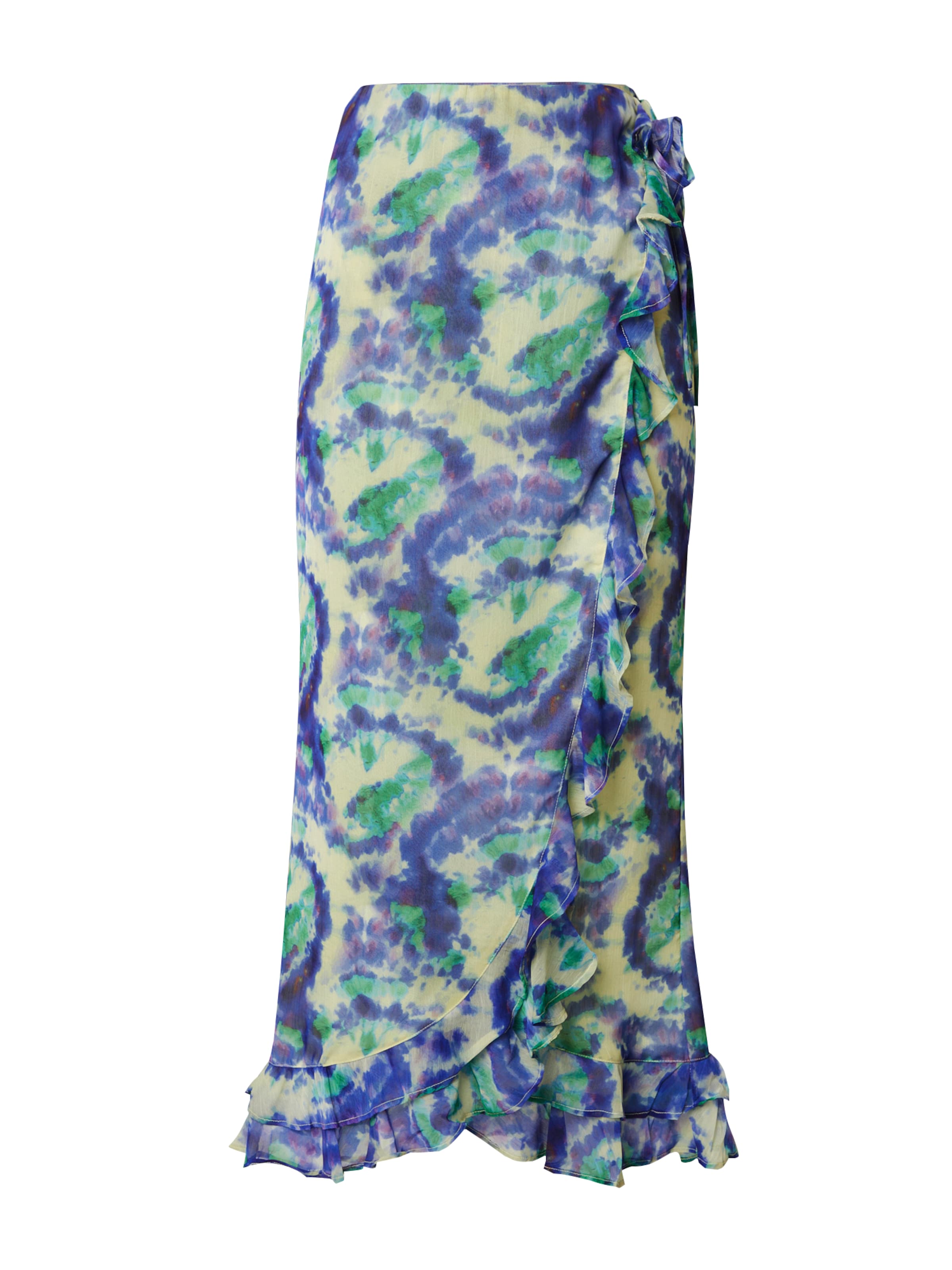 Nasty Gal Sukňa - Zmiešané farby: predná strana