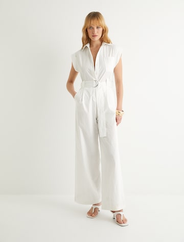 Koton Jumpsuit in Weiß: Vorderseite