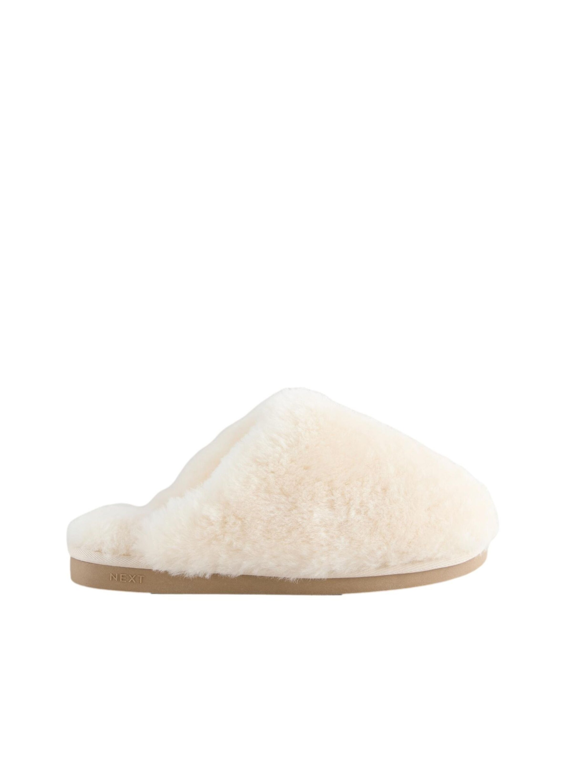 Papuci de casă de la Next pe alb