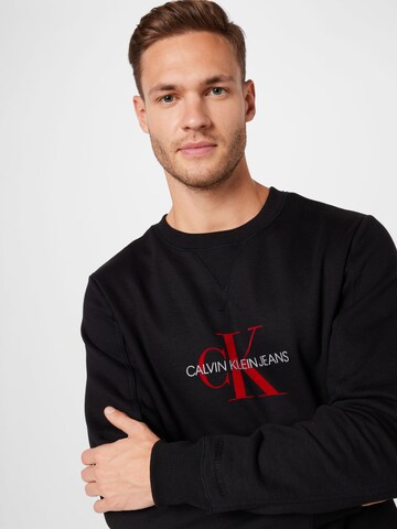 Calvin Klein Jeans Sweatshirt in Schwarz