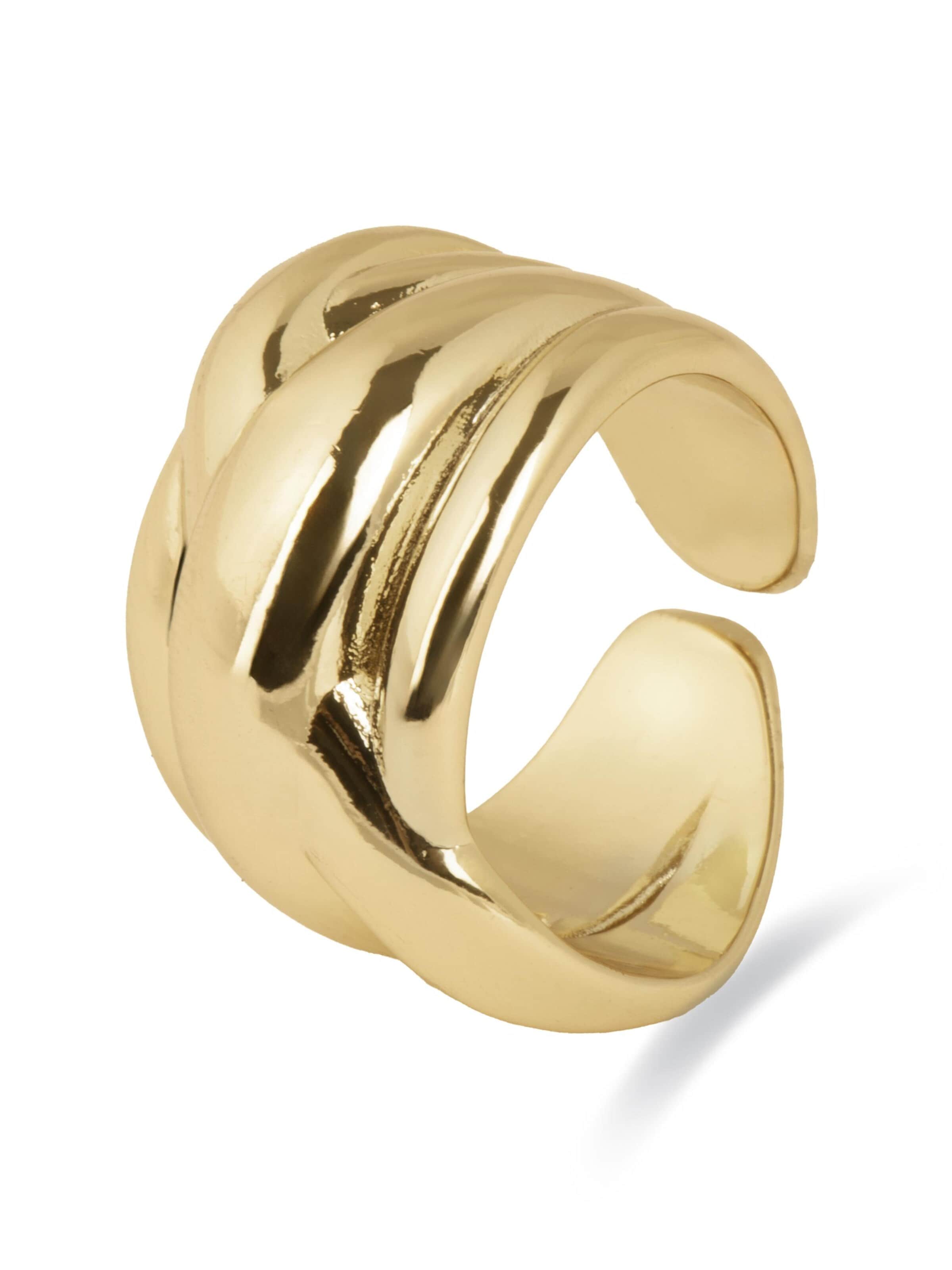 Luxenter Ring 'Jadra' in Goud: voorkant