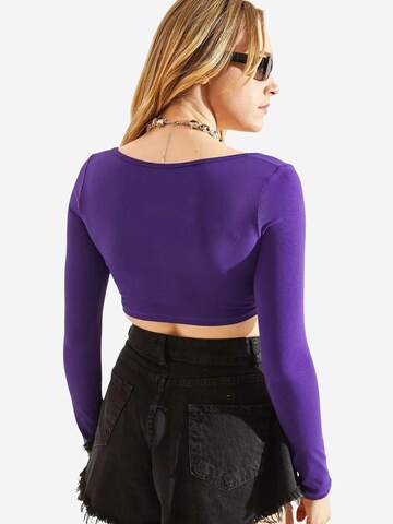 Bianco Lucci - Camisa em roxo