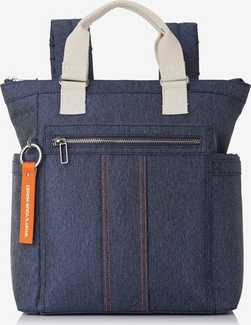 Hedgren Backpack 'Leea' in Blue: front