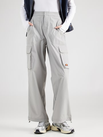 ELLESSE Loose fit Cargo Pants 'Sanzan' in Grey: front