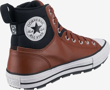 CONVERSE High-Top Sneakers in Brown