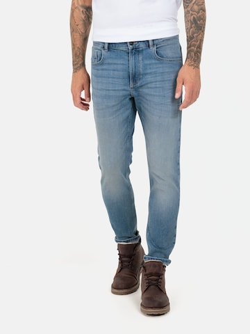 CAMEL ACTIVE Tapered Jeans in Blue: front