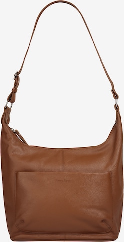 Bruno Banani Schultertasche in Braun: Vorderseite