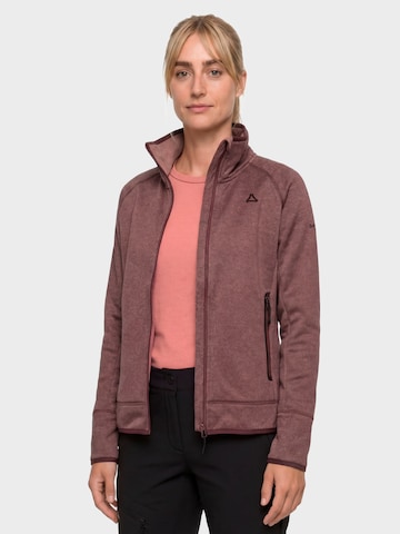 Schöffel Funktionsfleecejacke in Lila: Vorderseite