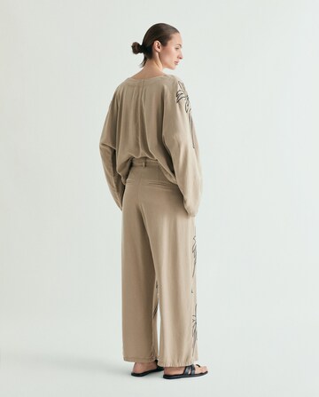 Scalpers Loose fit Pleated Pants ' ' in Brown