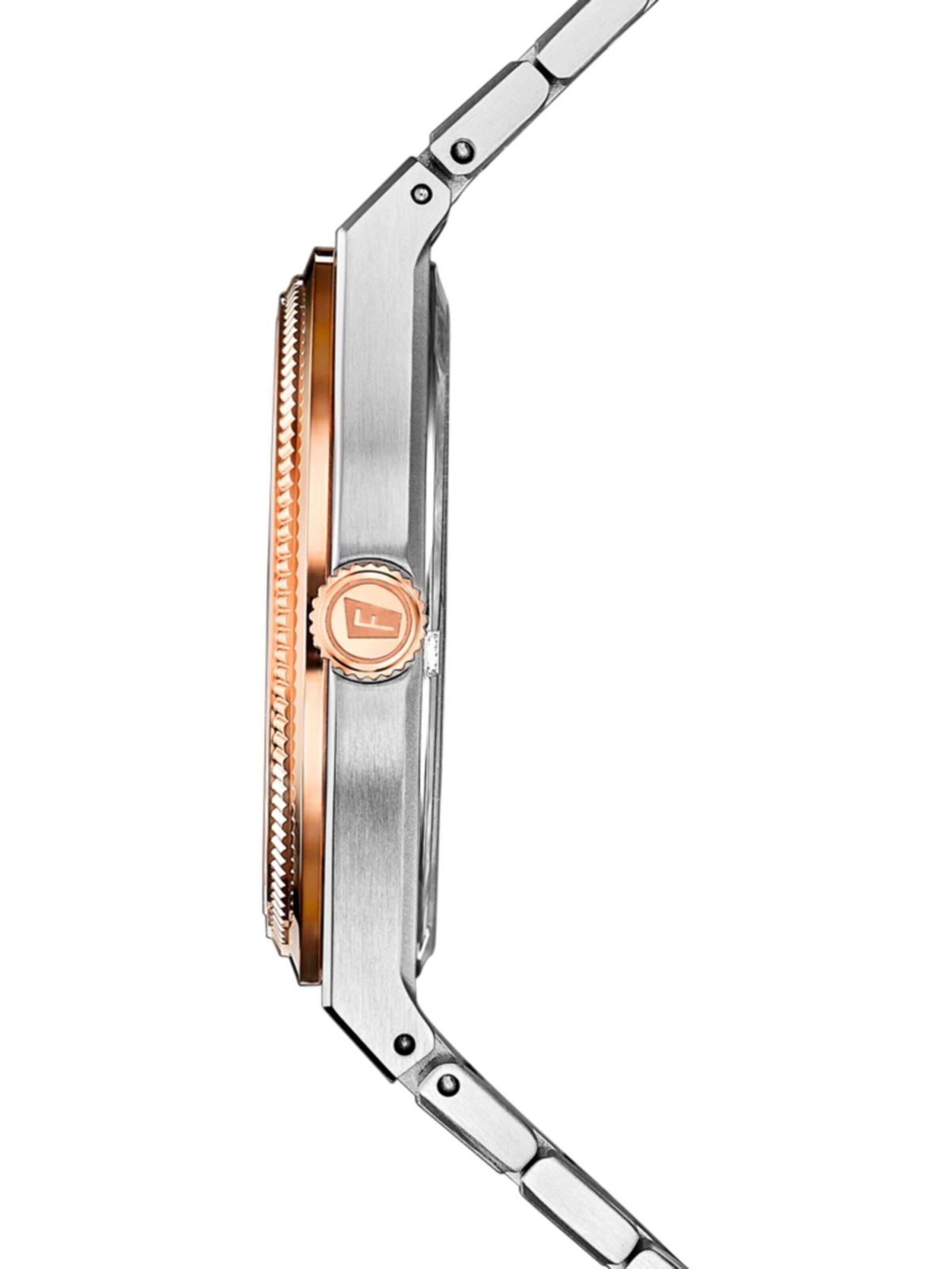 Montre à affichage analogique 'Watch Rivé Swiss Made Silver & Rose-gold' FESTINA en argent