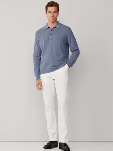 Coupe slim Pantalon chino Hackett London en blanc
