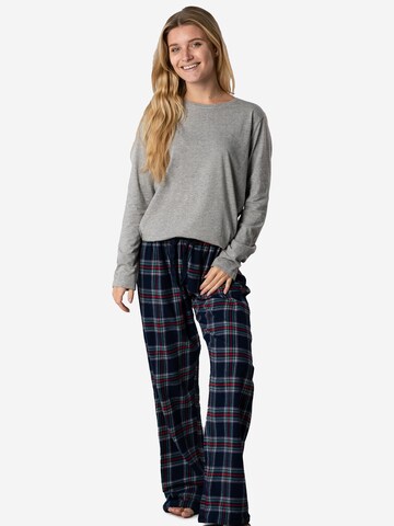 Happy Shorts Pyjama 'Christmas Giftbox' in Grijs