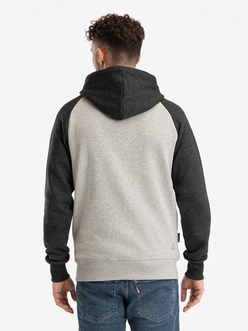 SPITZBUB Zip-Up Hoodie 'Lucas' in Grey