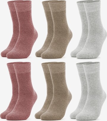 Chaussettes 'Smilla' Occulto en marron : devant