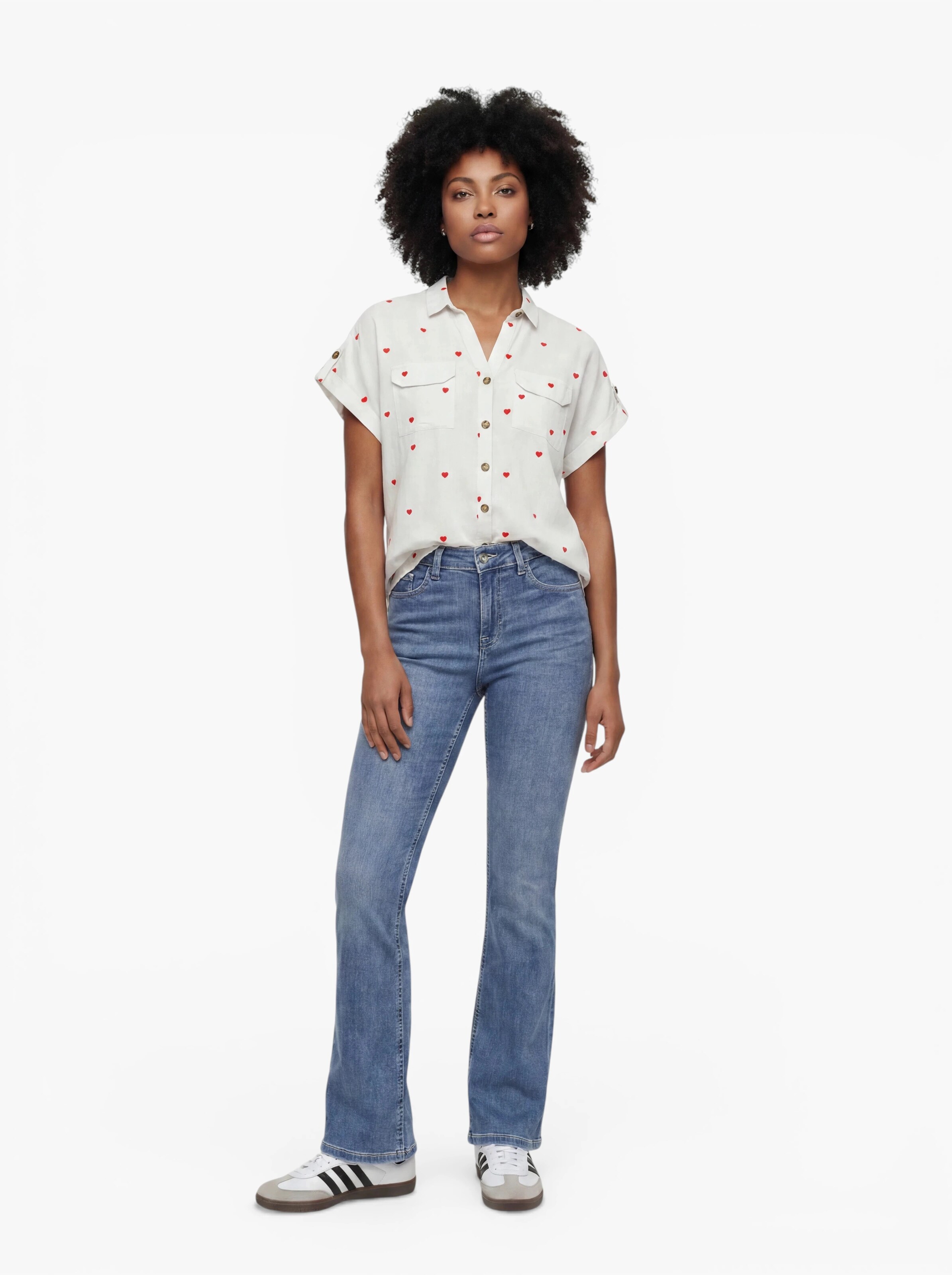 VERO MODA Блузка 'VMBUMPY' в Белый