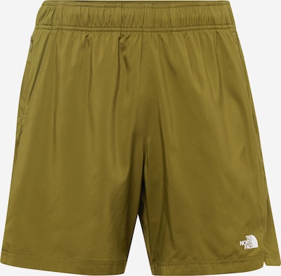 THE NORTH FACE Sportshorts '24/7' in oliv / weiß, Produktansicht