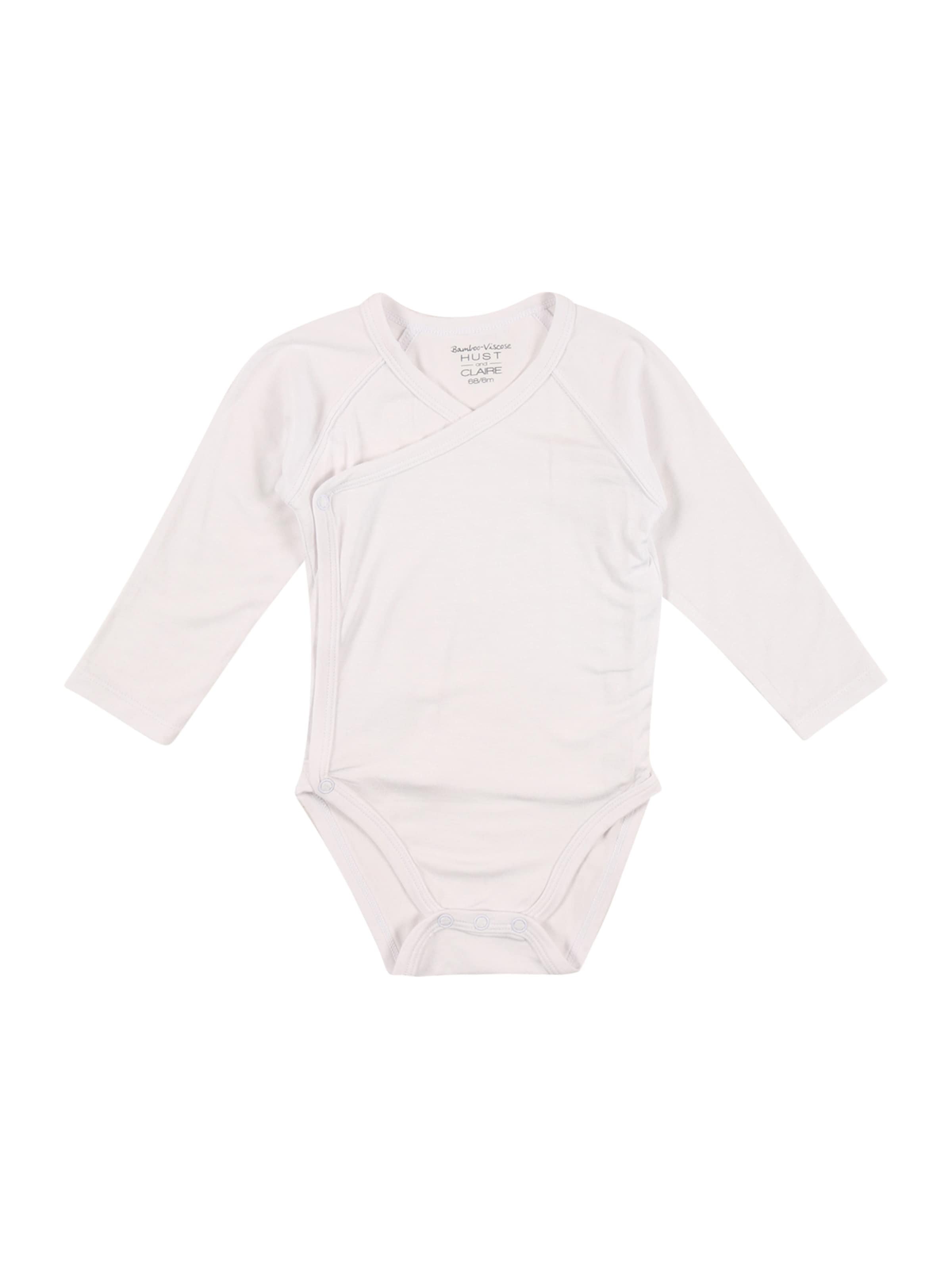 balts Hust & Claire Standarta Kombinezons/bodijs 'Buddy': no priekšpuses