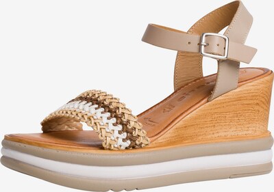 TAMARIS Sandaal in de kleur Beige / Bruin / Wit, Productweergave